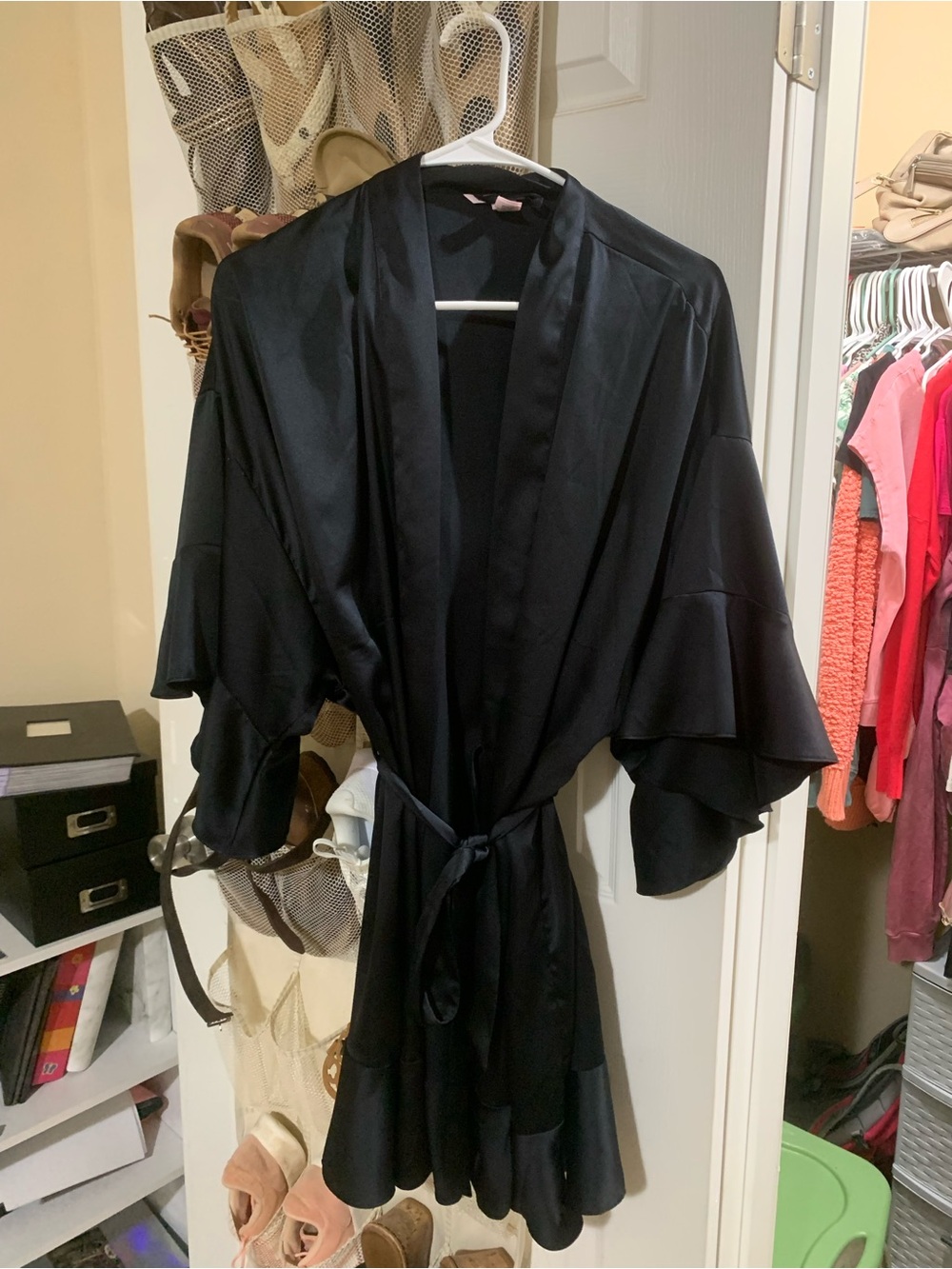 Victoria Secret Women’s Black Robe - Picture 3 of 3